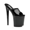 Pleaser - FLAMINGO801 Mules à talons - Chaussures de pole dance - Noir Product image